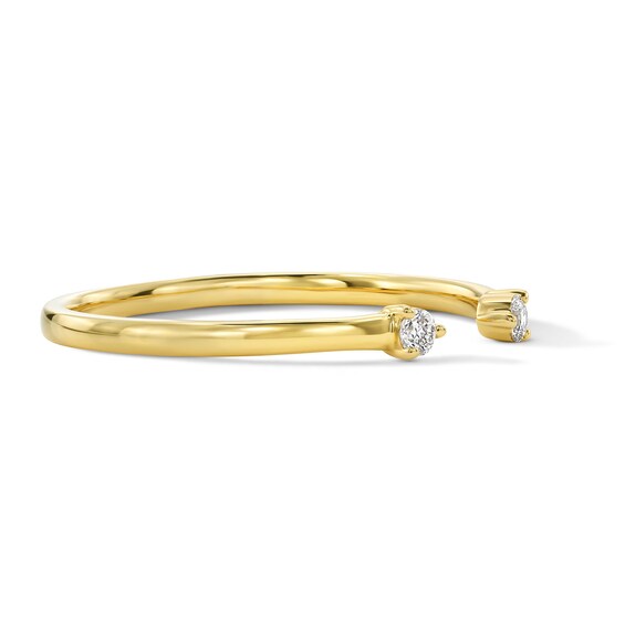 1/20 CT. T.w. Diamond Open Ring in 10K Gold