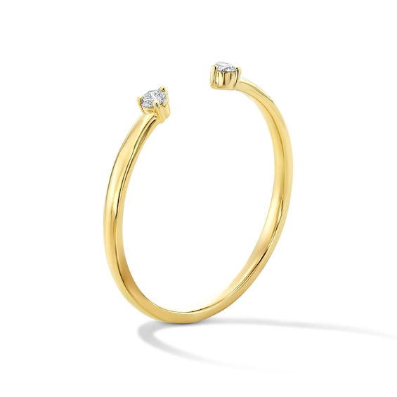 1/20 CT. T.w. Diamond Open Ring in 10K Gold