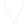 Thumbnail Image 1 of 1/20 CT. T.W. Diamond Star Necklace in 10K Gold - 18"