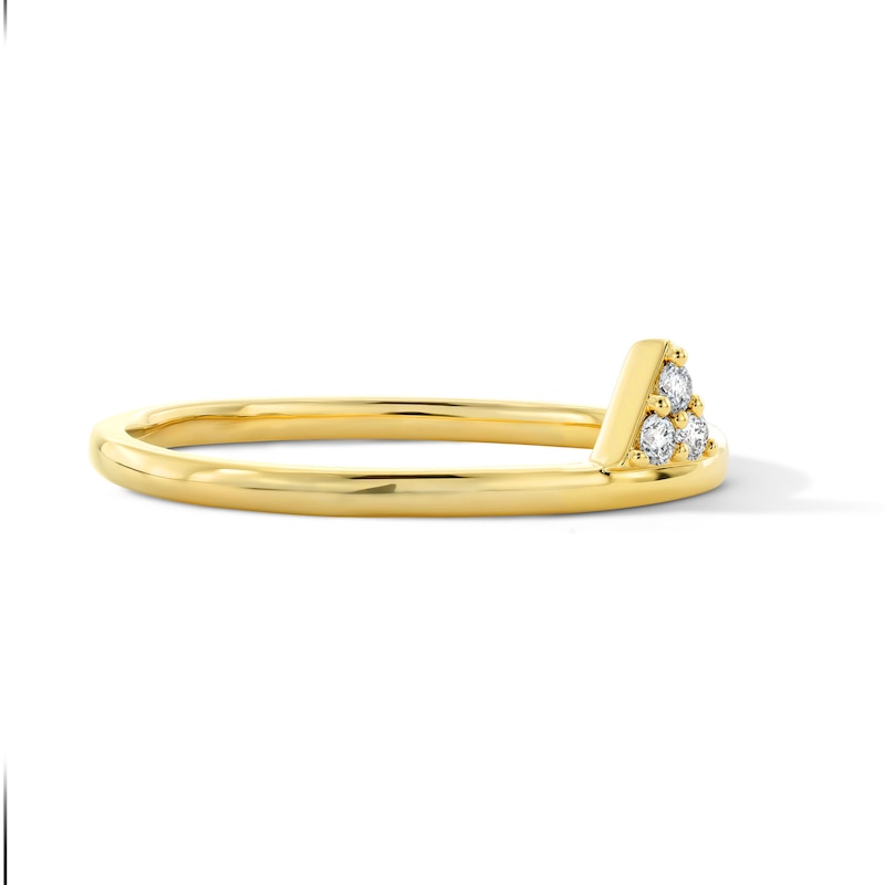 Main Image 4 of 1/20 CT.T.W. Diamond Band in 10K Gold (I/I2)