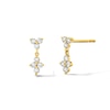 Thumbnail Image 1 of 1/5 CT. T.W. Diamond Star Drop Earrings in 10K Gold