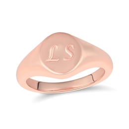 Initial Signet Ring