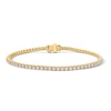Thumbnail Image 1 of 3 CT. T.W. Lab-Grown Diamond Tennis Bracelet Sterling Silver with 10K Gold Plate - 7.0"