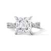 Thumbnail Image 1 of Classic Symphony 4.29 CT. T.W. Princess-Cut Certified Lab-Grown Diamond Engagement Ring in 14K White Gold (F/VS2)