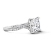 Thumbnail Image 4 of Classic Symphony 4.29 CT. T.W. Princess-Cut Certified Lab-Grown Diamond Engagement Ring in 14K White Gold (F/VS2)