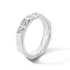 Thumbnail Image 3 of 1/4 CT. T.W. Lab-Grown Diamond Geometric Ring in Sterling Silver (F/VS2)
