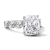 Thumbnail Image 4 of 4 4/5 CT. T.W. Elongated Cushion-Cut Lab-Grown Diamond Hidden Frame Engagement Ring in 14K White Gold (F/VS2)