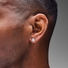 Thumbnail Image 2 of 1/4 CT. T.W. Lab-Grown Diamond Solitaire Hexagon Stud Earrings in Sterling Silver (F/VS2)