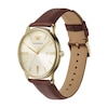 Thumbnail Image 4 of Men's Emporio Armani Gold-Tone IP Watch with Cream Dial and Brown Leather Strap (Model: AR11610)