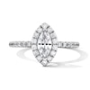 Thumbnail Image 1 of Classic Everlasting 1 CT. T.W. Marquise-Cut Certified Lab-Grown Diamond Frame Engagement Ring in 14K White Gold (F/VS2)