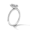 Thumbnail Image 5 of Classic Everlasting 1 CT. T.W. Pear-Shaped Certified Lab-Grown Diamond Frame Engagement Ring in 14K White Gold (F/VS2)