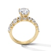 Thumbnail Image 3 of 4 CT. T.W. Oval Certified Lab-Grown Diamond Bridal Set in 14K Gold (F/VS2)