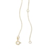 Thumbnail Image 3 of 1.0mm Clover Station Cable Chain Necklace in Solid 10K Gold - 22"