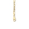 Thumbnail Image 3 of 2.95mm Paperclip Chain Bracelet in Semi-Solid 10K Gold - 7.5"