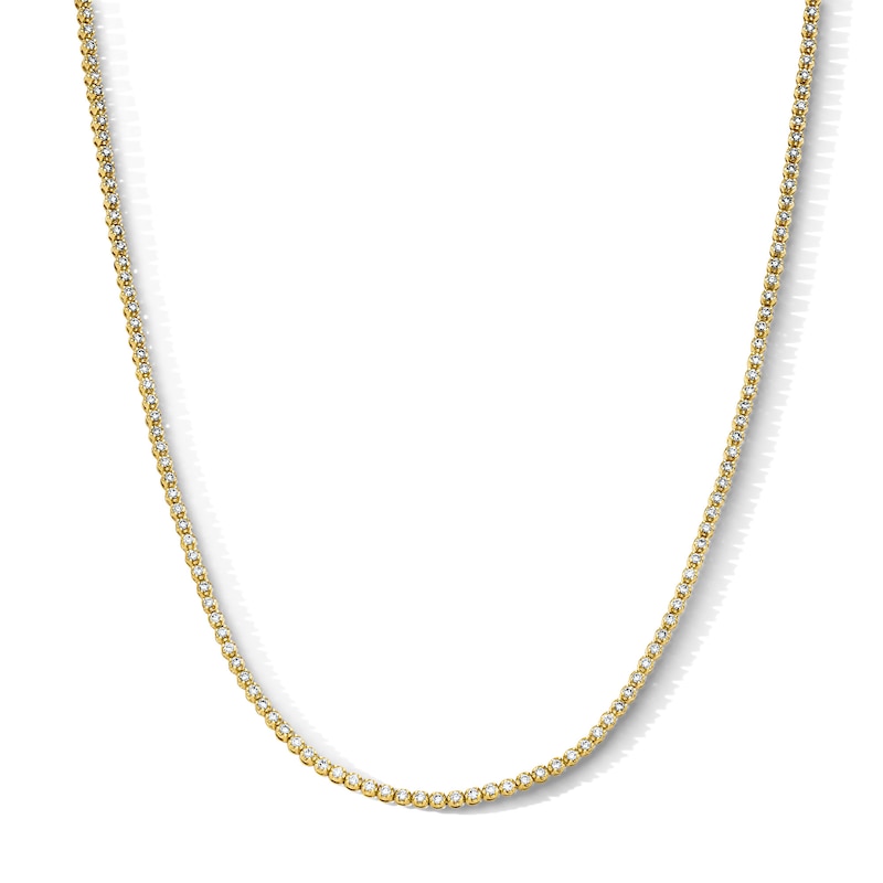 Main Image 1 of 2-1/2 CT. T.W. Lab-Grown Diamond Loop Necklace in 10K Gold (F/VS2) - 18"