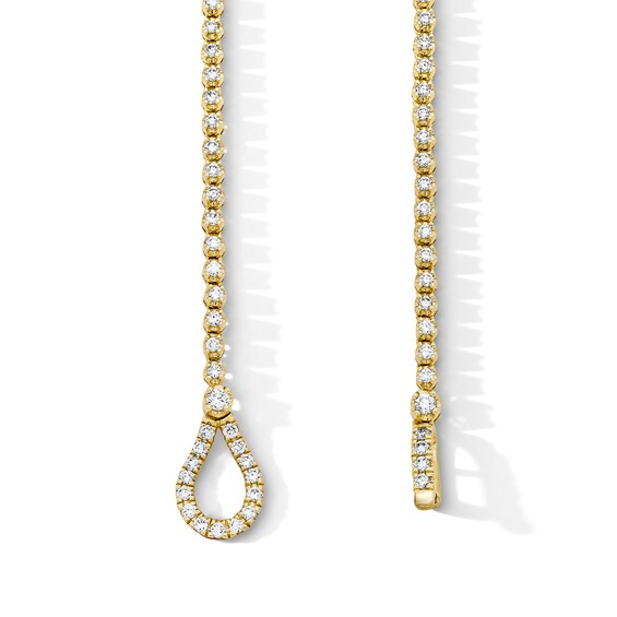 2-1/2 CT. T.w. Lab-Grown Diamond Loop Necklace in 10K Gold (F/Vs2) - 18"