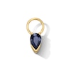 Thumbnail Image 1 of Pear-Shaped Blue Sapphire Earring Charm in Sterling Silver with 18K Gold Plate
