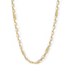 Thumbnail Image 1 of 5.0mm Paper Clip Chain Necklace in Sterling Silver with 10K Gold Plate - 22"