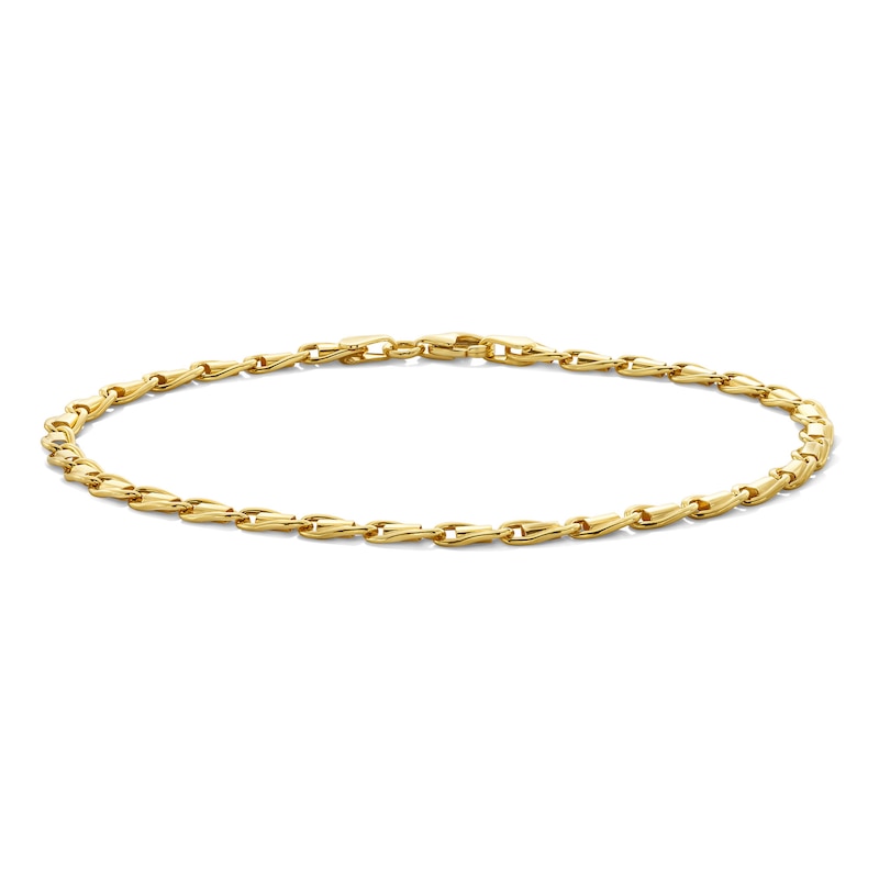 Main Image 1 of 3.3mm Valentino Chain Bracelet in Sterling Silver with 10K Gold Plate - 8.0"