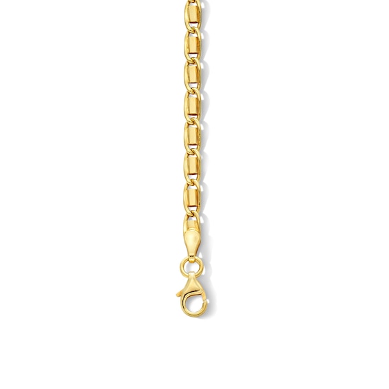 3.3mm Valentino Chain Bracelet in Sterling Silver with 10K Gold Plate - 8.0"