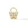 Thumbnail Image 1 of 1/20 CT.T.W. Lab-Grown Diamond Butterfly Earring Charm in Sterling Silver with 18K Gold Plate (F/VS2)