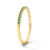 Thumbnail Image 5 of Emerald Stackable Band in 10K Yellow Gold