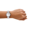 Thumbnail Image 2 of Ladies' Emporio Armani Stainless Steel Watch with Mother-of-Pearl Dial (Model: AR11701)
