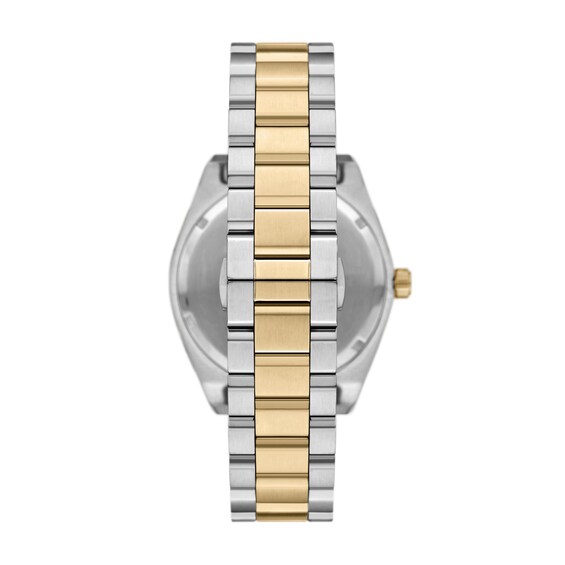 Men's Emporio Armani Two-Tone IP Stainless Steel Watch with Cream Dial (Model: Ar11716)