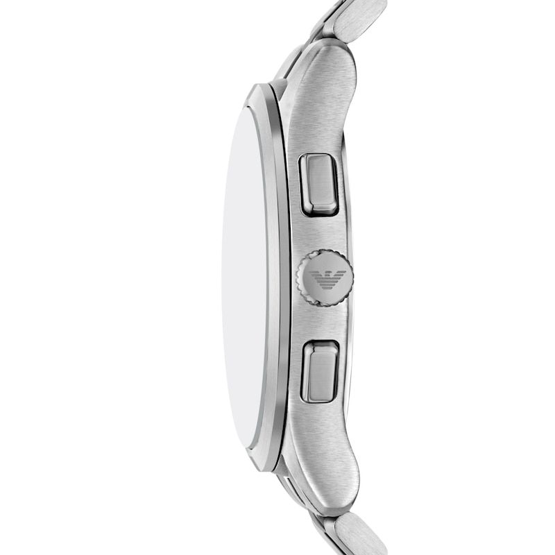 Main Image 3 of Men's Men's Emporio Armani Stainless Steel Chronograph Watch with Navy Blue Dial (Model: AR11728)