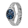 Thumbnail Image 4 of Men's Men's Emporio Armani Stainless Steel Chronograph Watch with Navy Blue Dial (Model: AR11728)
