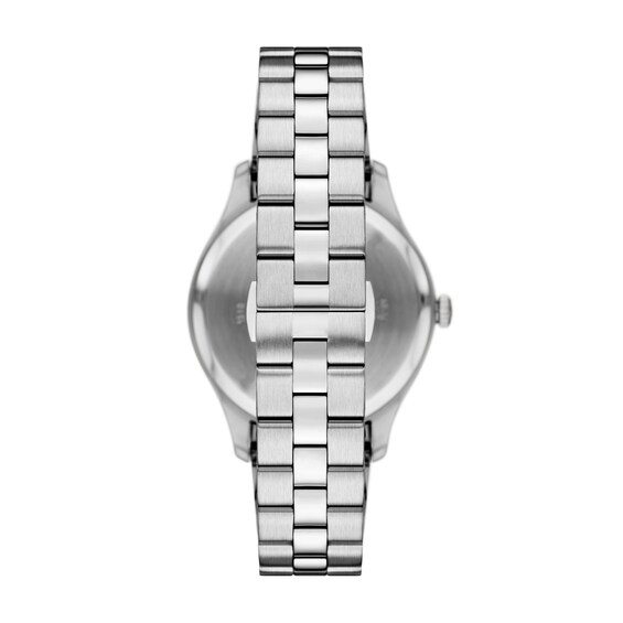 Men's Emporio Armani Stainless Steel Watch with Black Dial (Model: Ar11732)