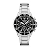 Thumbnail Image 1 of Men's Emporio Armani World Explorer Solar-Powered Chronograph Watch with Black Dial (Model: AR11739)