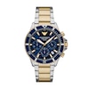 Thumbnail Image 1 of Men's Emporio Armani World Explorer Solar-Powered Chronograph Watch with Navy Blue Dial (Model: AR11740)