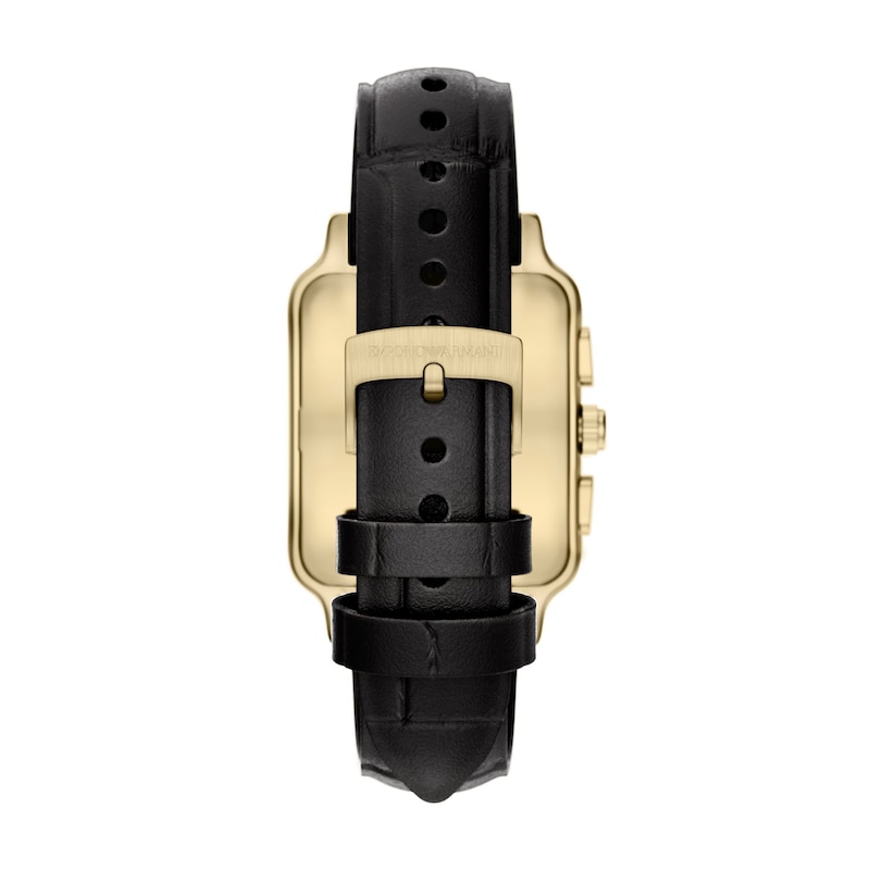 Main Image 4 of Men's Emporio Armani Gold-Tone IP Stainless Steel Chronograph Watch with Black Dial (Model: AR11753)