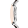 Thumbnail Image 3 of Men's Emporio Armani Stainless Steel Watch with Silver Dial and Brown Leather Strap (Model: AR11783)