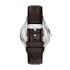 Thumbnail Image 5 of Men's Emporio Armani Stainless Steel Watch with Silver Dial and Brown Leather Strap (Model: AR11783)