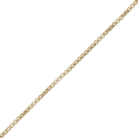 1.5mm Rounded Box Chain Necklace in Hollow 10K Gold - 20"