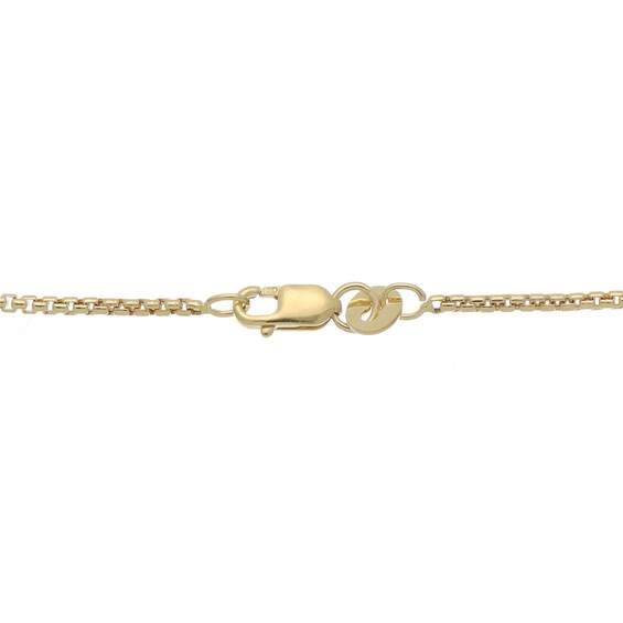 1.5mm Rounded Box Chain Necklace in Hollow 10K Gold - 20"