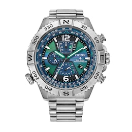 Men's Citizen Limited Edition Promaster Navihawk A-T Chronograph Stainless Steel Watch (Model: AT8220-55W)