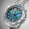 Thumbnail Image 3 of Men's Citizen Limited Edition Promaster Navihawk A-T Chronograph Stainless Steel Watch (Model: AT8220-55W)