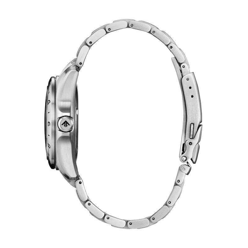 Main Image 2 of Men's Citizen Promaster Eco-Drive® Stainless Steel Watch with Red Dial (Model: BJ7150-50W)