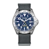 Thumbnail Image 1 of Men's Citizen Promaster Eco-Drive® Stainless Steel Watch with Navy Blue Dial and Gray Nylon Strap (Model: BJ7150-09L)