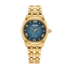 Thumbnail Image 1 of Ladies' Citizen L Classic Eco-Drive® Gold-Tone IP Stainless Steel Watch with Blue Dial (Model: EM1142-84L)