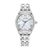 Thumbnail Image 1 of Ladies' Citizen L Classic Eco-Drive® Stainless Steel Watch with Mother-of-Pearl Dial (Model: EM1140-80D)