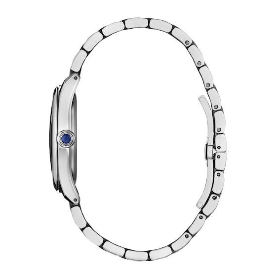 Ladies' Citizen L Classic Eco-Drive® Stainless Steel Watch with Mother-of-Pearl Dial (Model: Em1140-80D)