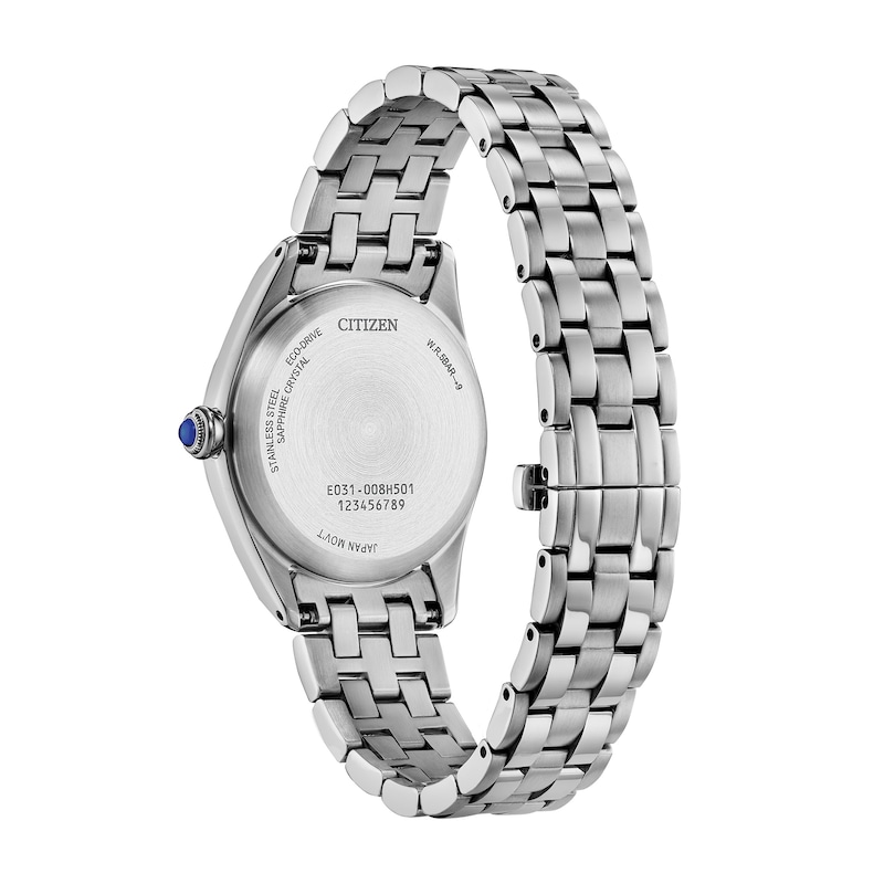 Main Image 3 of Ladies' Citizen L Classic Eco-Drive® Stainless Steel Watch with Mother-of-Pearl Dial (Model: EM1140-80D)