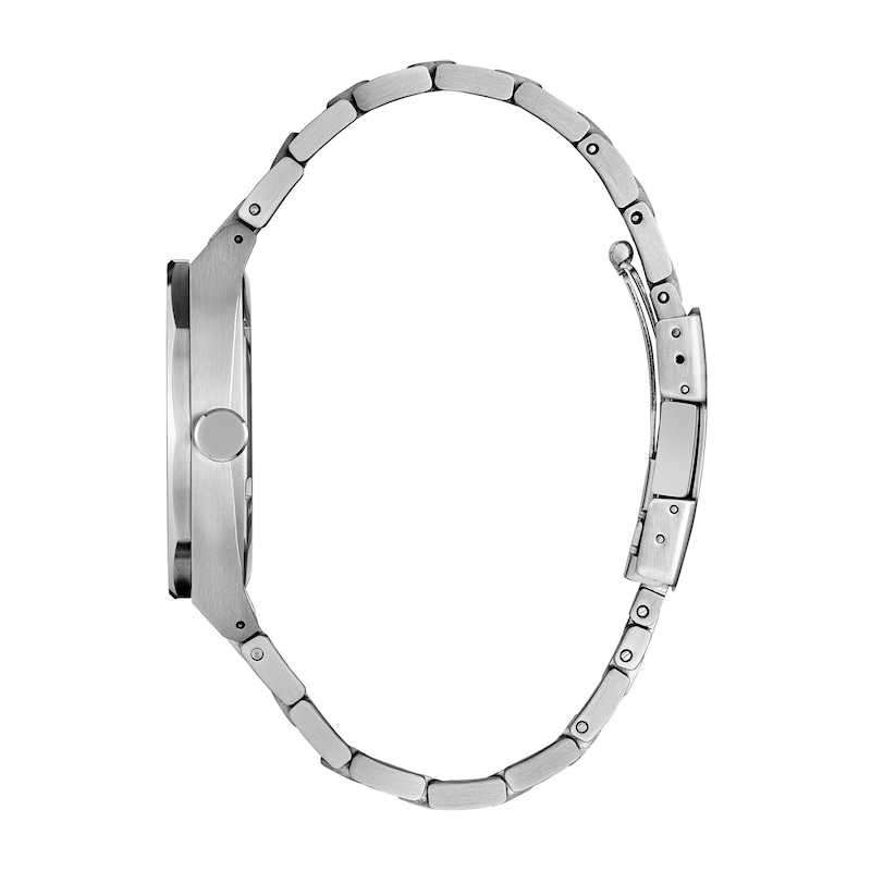 Main Image 2 of Men's Citizen Sport Luxury Eco-Drive® Stainless Steel Watch with Black Dial (Model: BM7660-54E)