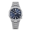 Thumbnail Image 1 of Unisex Citizen Sport Luxury Eco-Drive® Stainless Steel Watch with Navy Blue Dial (Model: NJ0200-50M)