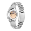 Thumbnail Image 3 of Unisex Citizen Sport Luxury Eco-Drive® Stainless Steel Watch with Navy Blue Dial (Model: NJ0200-50M)