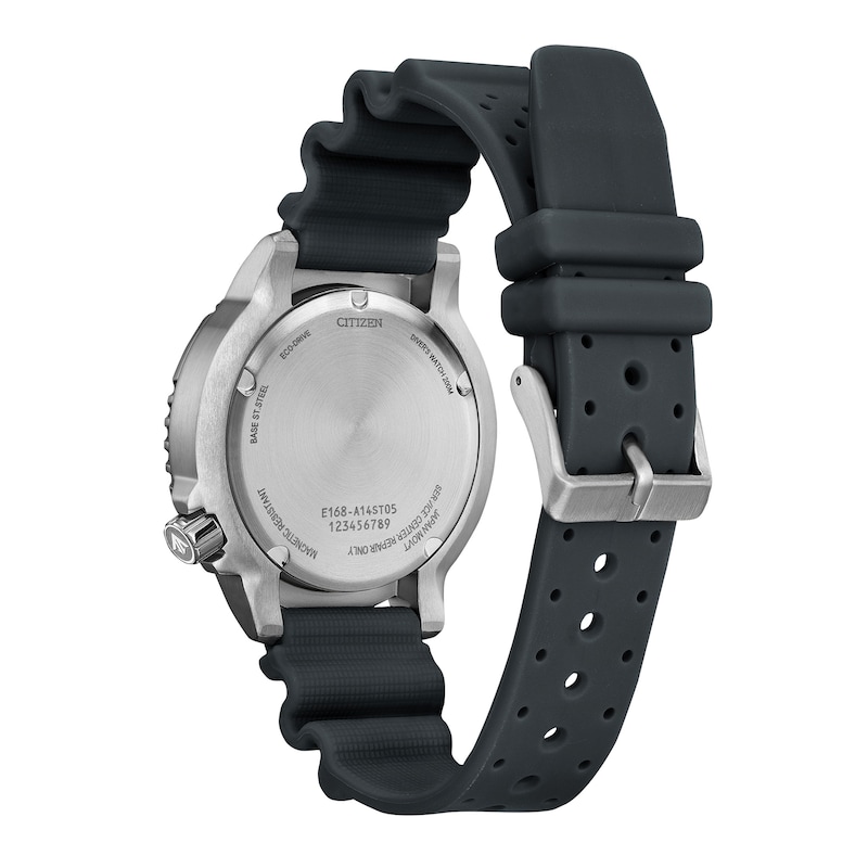 Main Image 3 of Men's Citizen Promaster Eco-Drive® Stainless Steel Watch with Blue Dial (Model: BN0167-09W)